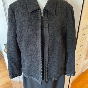 Coldwater Creek Textured Black Blazer